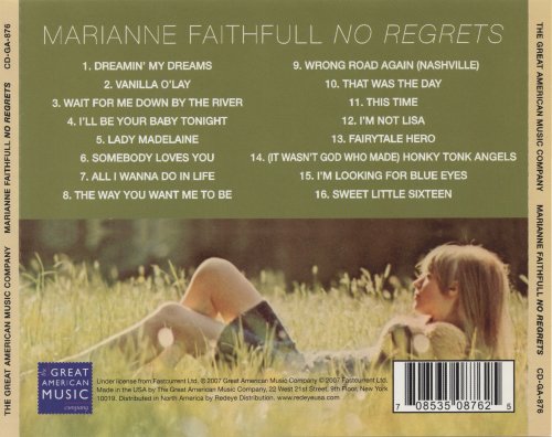 Marianne Faithfull - No Regrets (2007)