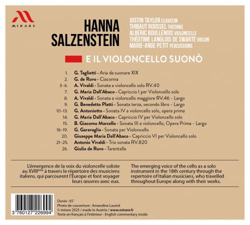 Hanna Salzenstein - É il violoncello suonò (2024) [Hi-Res] [Dolby Atmos]