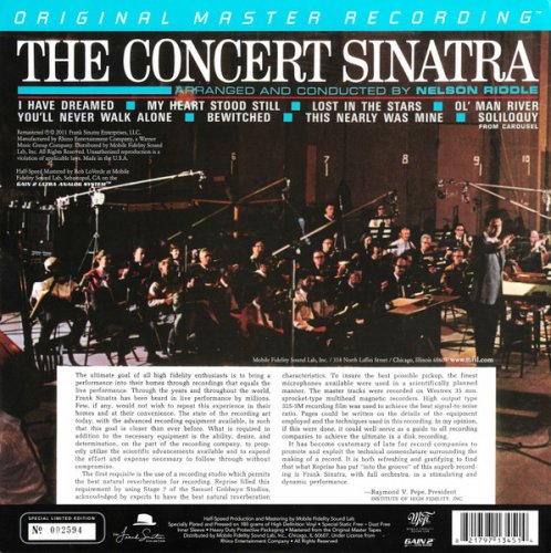 Frank Sinatra - The Concert Sinatra (1963/2011) LP