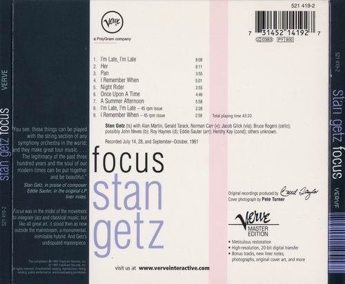 Stan Getz - Focus (1997) CD Rip