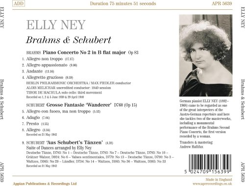 Elly Ney - Elly Ney plays Brahms & Schubert (2024)