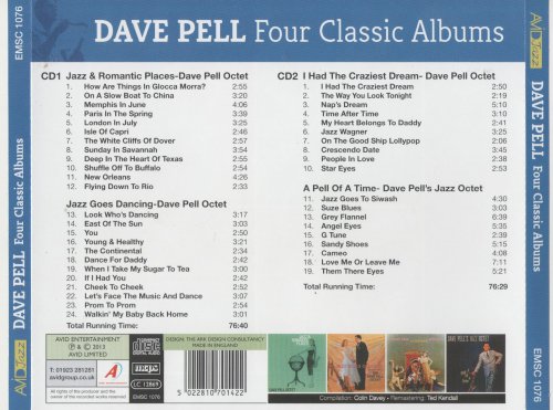 Dave Pell - Four Classic Albums (2CD, 2013)