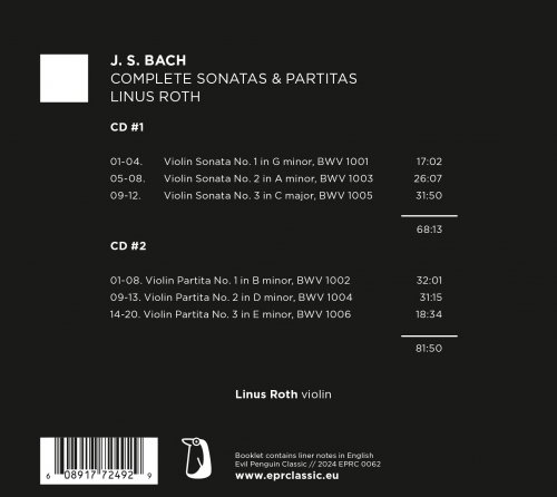 Linus Roth - Bach: Complete Sonatas & Partitas (2024) [Hi-Res]