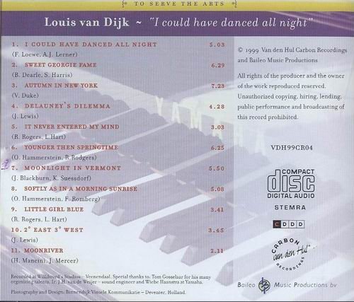 Louis Van Dijk - I Could Have Danced All Night (1999)