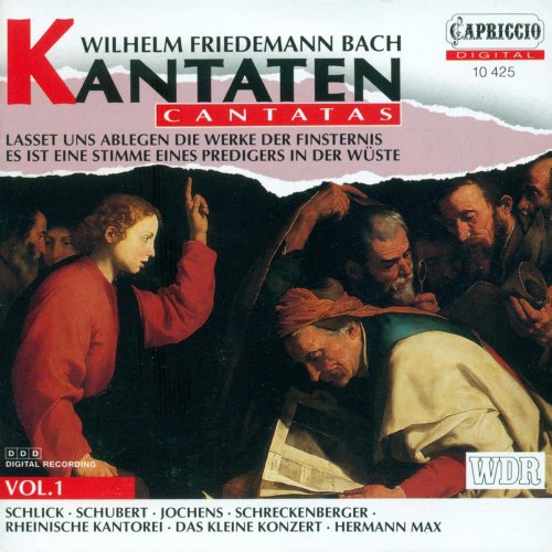 Rheinische Kantorei, Das Kleine Konzert, Hermann Max - W.F. Bach: Cantatas, Vol. 1 (1993)