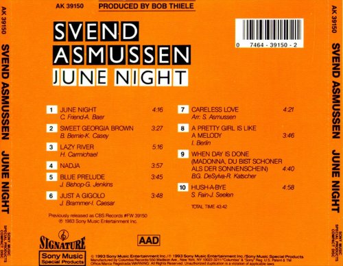 Svend Asmussen - June Night (1993)