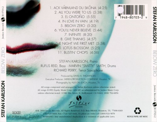 Stefan Karlsson - Below Zero (1993)