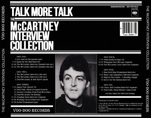 Paul McCartney - Talk More Talk The McCartney Interview Collection (2016)