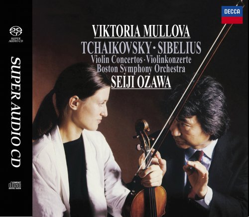 Viktoria Mullova, Seiji Ozawa - Tchaikovsky, Sibelius: Violin Concertos (1985) [2022 SACD]