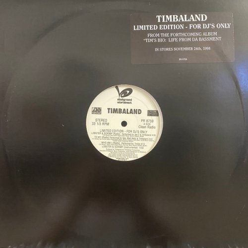 Timbaland - Limited Edition For DJs Only (1998) Vinyl