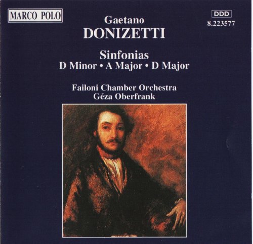 Failoni Chamber Orchestra, Géza Oberfrank - Donizetti: Sinfonias (1993) CD-Rip