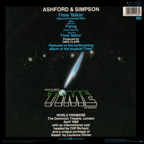 Ashford & Simpson - Time Talkin' (Netherlands 12") (1986)