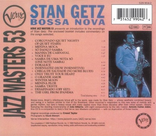 Stan Getz - Bossa Nova: Verve Jazz Masters 53 (1996)