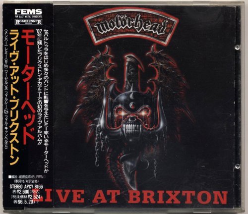 Motorhead - Live At Brixton '87 (1994) [Japan 1st Press]
