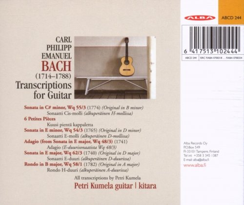 Petri Kumela - Bach, C.P.E.: Keyboard Music (Arr. for Guitar) (2000)