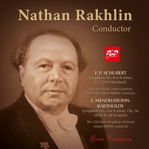 Rakhlin, Nathan - Nathan Rakhlin, conductor: SCHUBERT - Symphony No. 8 (Unfinished) / MENDELSSOHN - Symphony No. 3 (Scottish) (2024)