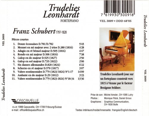 Trudelies Leonhardt - Schubert: Pieces courtes (1999)