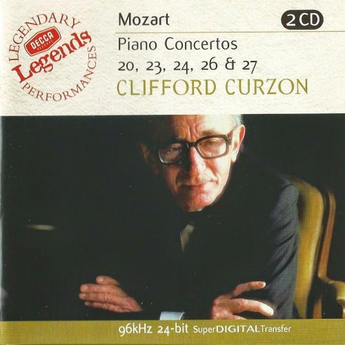 Clifford Curzon - Mozart: Piano Concertos Nos. 20, 23, 24, 26 & 27 (2002) CD-Rip