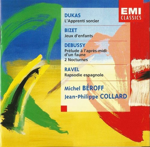 Michel Béroff, Jean-Philippe Collard - Dukas, Bizet, Debussy, Ravel: Piano Duos (1995) CD-Rip