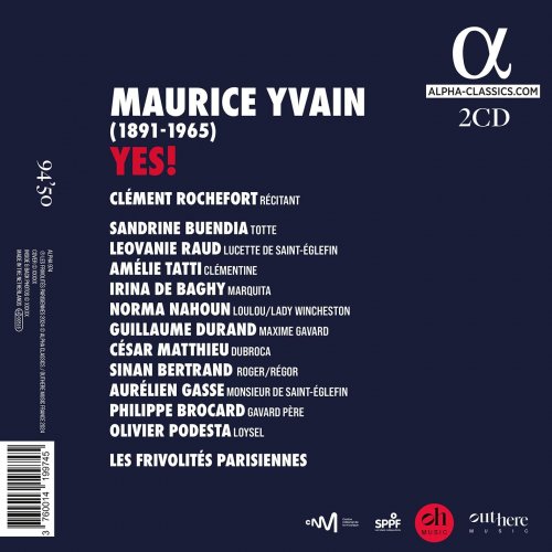 Les Frivolités Parisiennes - Maurice Yvain: Yes! (2024) [Hi-Res]