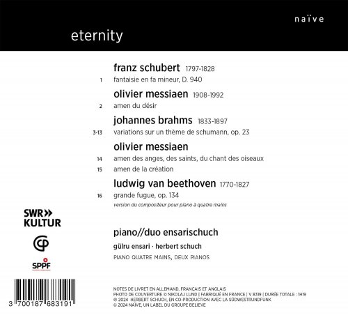 Herbert Schuch, Gülru Ensari - Eternity (2024) [Hi-Res] [Dolby Atmos]