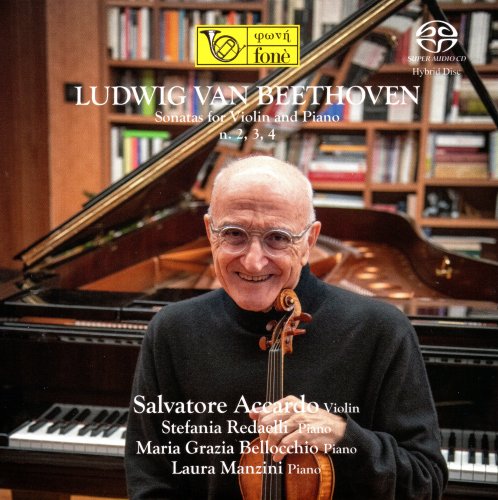 Salvatore Accardo - Beethoven: Sonatas for Violin and Piano No. 2, 3, 4 (2021) [SACD]