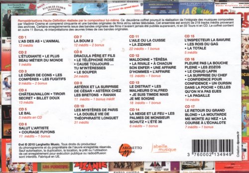Vladimir Cosma - 51 Bandes Originales Pour 51 Films (2010) [17CD Box Set]