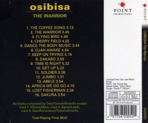 Osibisa - The Warrior (1991)
