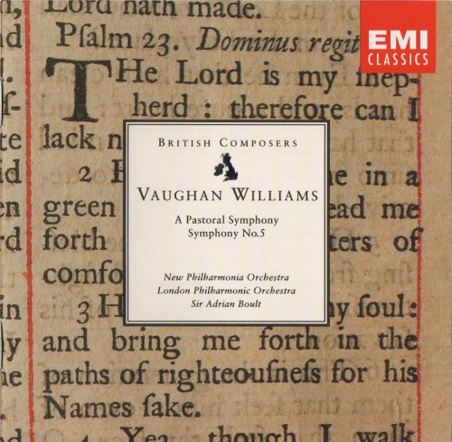 Sir Adrian Boult - Williams: A Pastoral Symphony, Symphony No. 5 (1991) CD-Rip