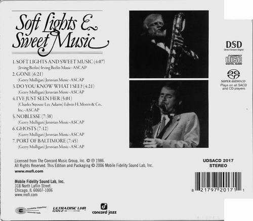 Gerry Mulligan Meets Scott Hamilton - Soft Lights & Sweet Music (1986) Flac