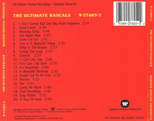The Rascals - The Ultimate Rascals (1986)