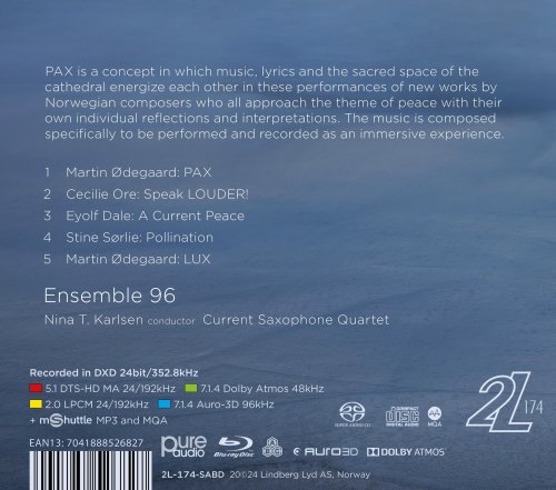 Ensemble 96, Current Saxophone Quartet - PAX (2024) [Hi-Res]