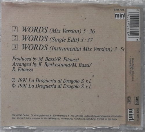 F.R. David - Words (CDM) (1991) FLAC