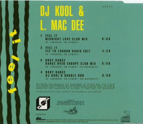 DJ Kool & L. Mac Dee - Feel It [Maxi-Single] (1991) FLAC