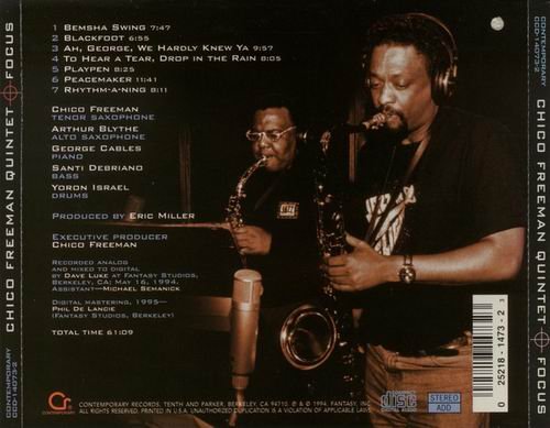 Chico Freeman Quintet Featuring Arthur Blythe - Focus (1995)