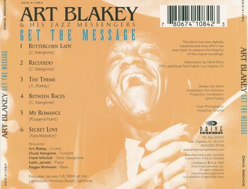 Art Blakey & The Jazz Messengers - Get the Message (1995)