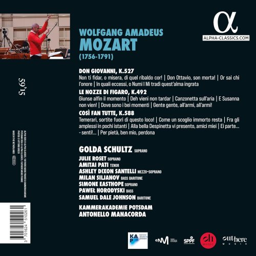 Golda Schultz, Antonello Manacorda, Kammerakademie Potsdam - Mozart, You Drive Me Crazy! (2024) [Hi-Res] [Dolby Atmos]