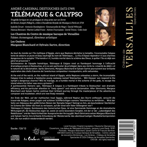 Les Ombres, Antonin Rondepierre, Emmanuelle de Negri, Margaux Blanchard, Sylvain Sartre, Isabelle Druet - Destouches: Télémaque & Calypso (2024) [Hi-Res]