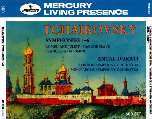 Antal Dorati - Tchaikovsky: Symphonies 1-6 / Romeo and Juliet / Francesca da Rimini / Eugene Onegin / Slavonic March (2004) [5CD Box Set]