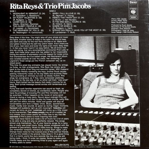 Rita Reys & Trio Pim Jacobs - Our Favorite Songs (1973) LP