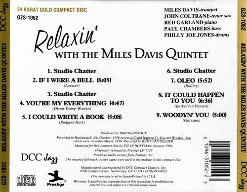 The Miles Davis Quintet - Relaxin' With The Miles Davis Quintet (1956)