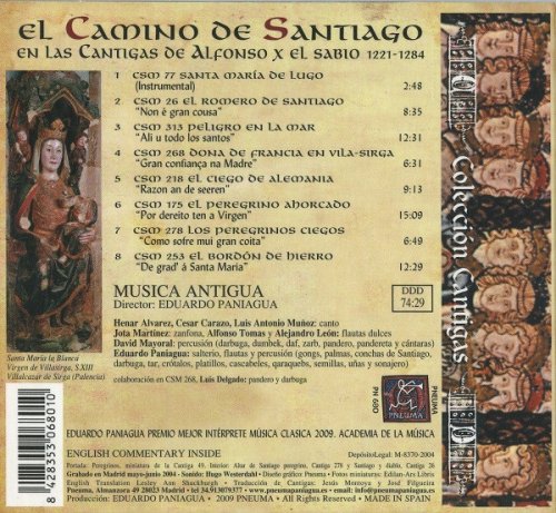 Musica Antigua, Eduardo Paniagua - El Camino de Santiago en las Cantigas de Alfonso X el Sabio (2004)