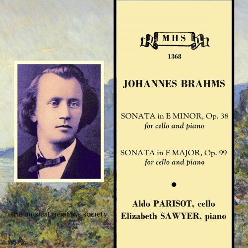 Brahms: Two Cello Sonatas by Aldo Parisot, Elizabeth Sawyer Parisot on ...