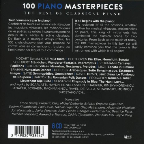 VA - 100 Piano Masterpieces (Best of Classical Piano) (2019)