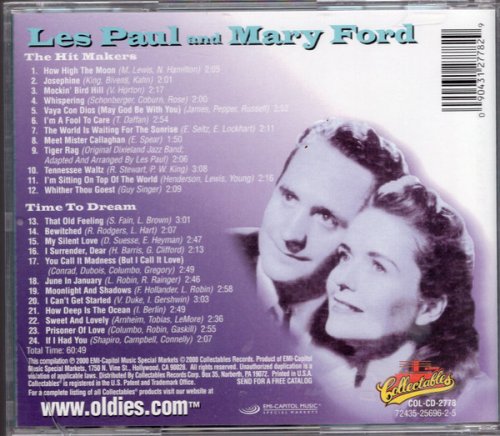 Les Paul And Mary Ford - The Hit Makers , Time To Dream (2003)