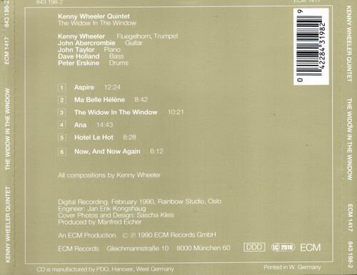 Kenny Wheeler Quintet - The Widow In The Window (1990)
