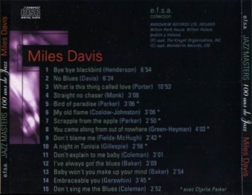 Miles Davis - Jazz Masters: 100 Ans De Jazz (1997)