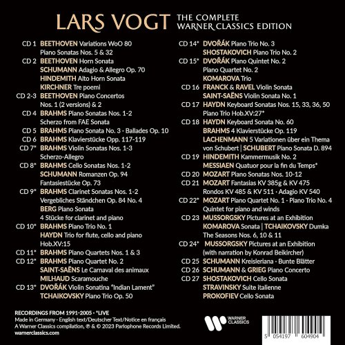 Lars Vogt - The Complete Warner Classics Edition (2023) [27CD Box Set]