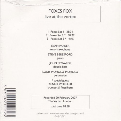 Foxes Fox - Live At The Vortex (2012)