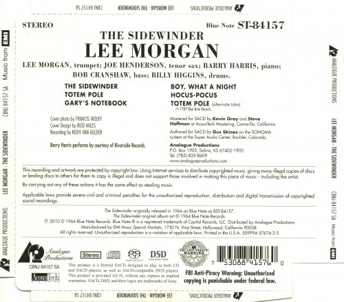 Lee Morgan - The Sidewinder (2010)